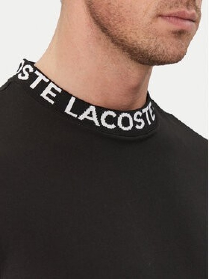Lacoste T-Shirt TH9582 Czarny Regular Fit