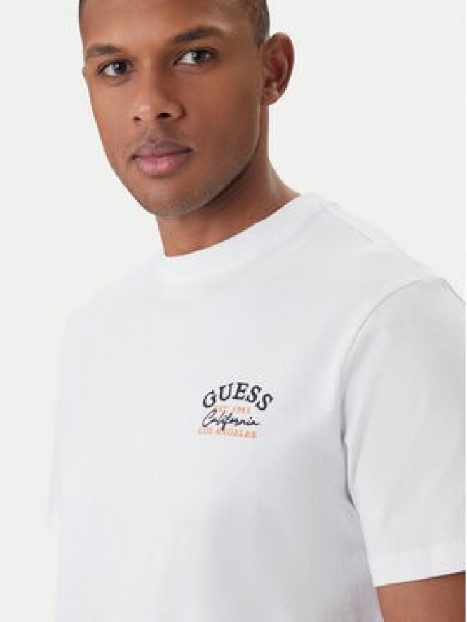 Guess T-Shirt M6GI19 K3051 Biały Reglan Fit