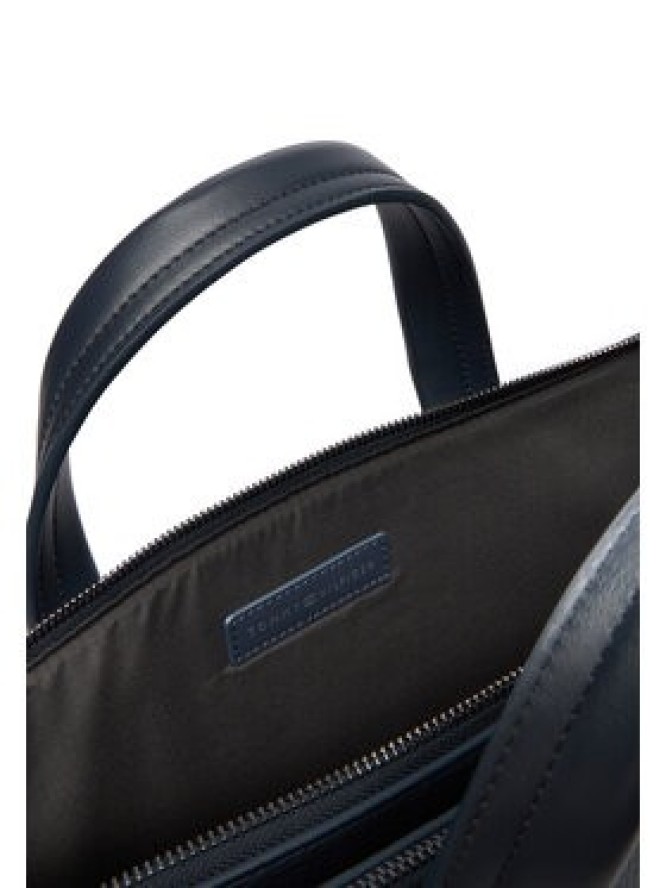 Tommy Hilfiger Torba na laptopa Th Central Slim Computer Bag AM0AM13631 Granatowy