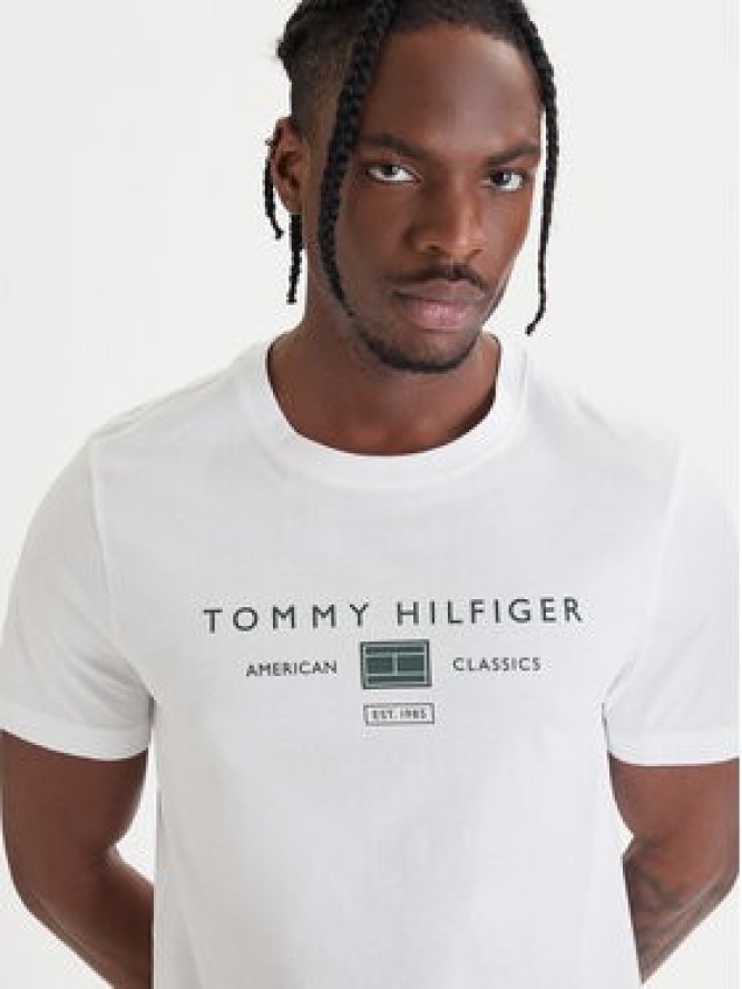Tommy Hilfiger T-Shirt Brand Love MW0MW42365 Biały Regular Fit