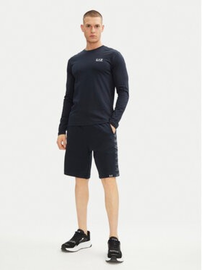 EA7 Emporio Armani T-Shirt 8NPT28 PJVQZ 1562 Granatowy Regular Fit