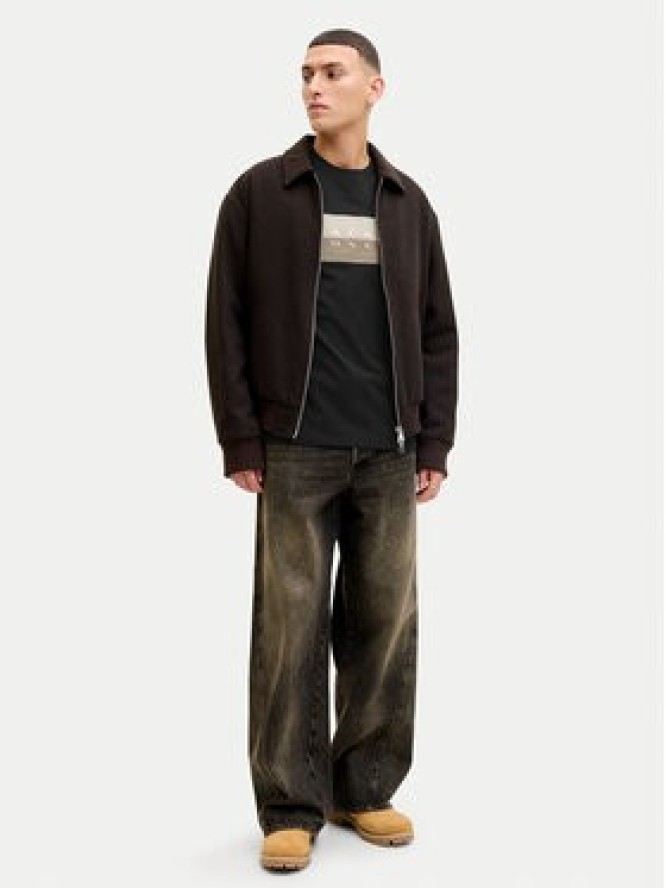 Jack & Jones T-Shirt Fusion 12289863 Czarny Regular Fit