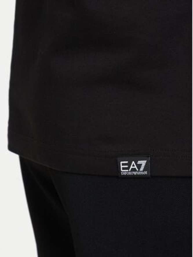 EA7 Emporio Armani T-Shirt 7M002131 AF12957 UC001 Czarny Regular Fit