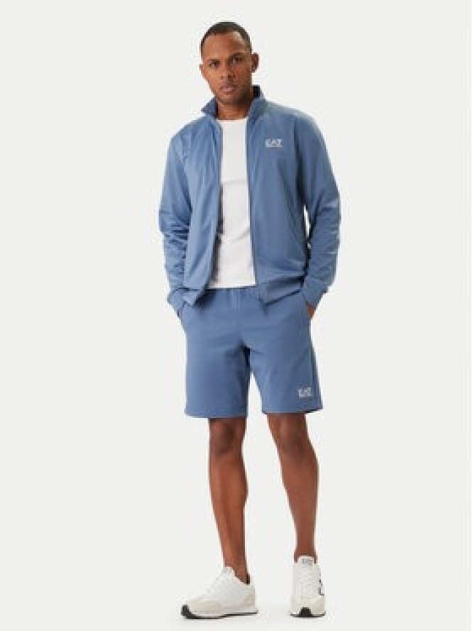 EA7 Emporio Armani Szorty sportowe 8NPS65 PJVRZ UB064 Niebieski Regular Fit