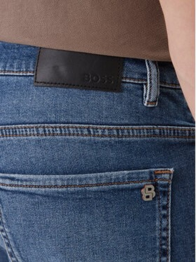 BOSS Jeansy Maine 50555294 Niebieski Regular Fit