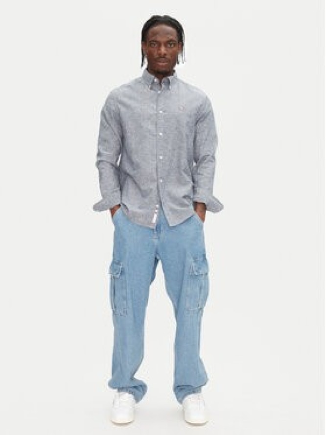 Tommy Jeans Koszula DM0DM20875 Granatowy Regular Fit