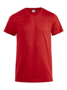 clique T-shirt Ice-T oddychający z poliestru – red