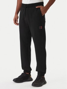 HUGO Spodnie dresowe Danopan 50553146 Czarny Relaxed Fit