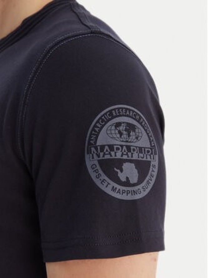 Napapijri T-Shirt S-Amundsen NP0A4IN8 Granatowy Regular Fit