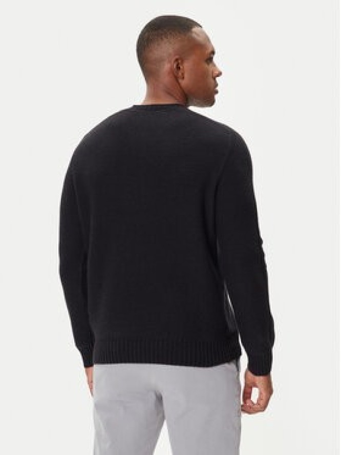 Aeronautica Militare Sweter 252MA1586UL00904 Czarny Regular Fit