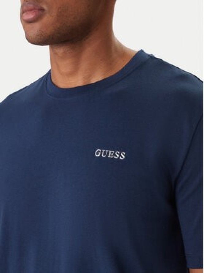 Guess T-Shirt Z6RI17 I3Z14 Granatowy Regular Fit