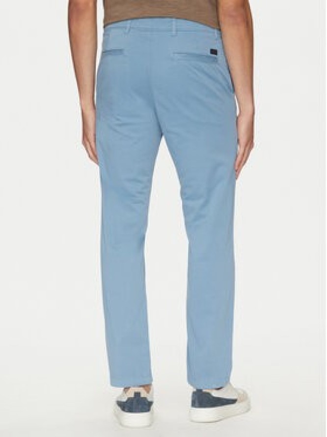 BOSS Chinosy 50534378 Błękitny Regular Fit