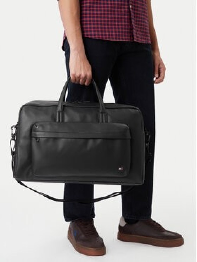Tommy Hilfiger Torba Th Flag Duffle AM0AM14007 Czarny