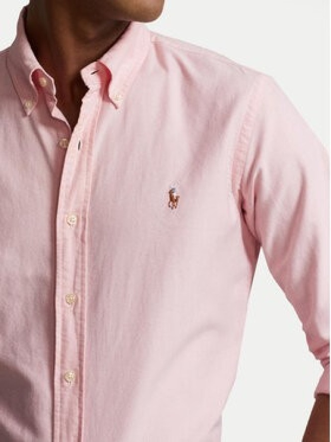Polo Ralph Lauren Koszula Core Replen 710549084 Różowy Slim Fit