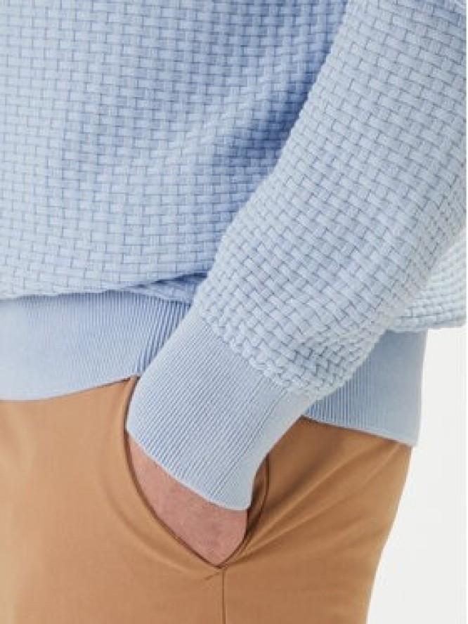 BOSS Sweter H-Imberto 50545283 Błękitny Regular Fit