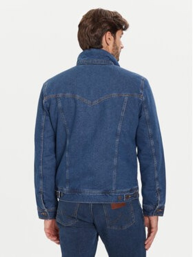 Wrangler Kurtka jeansowa Sherpa Classic 112371440 Niebieski Regular Fit