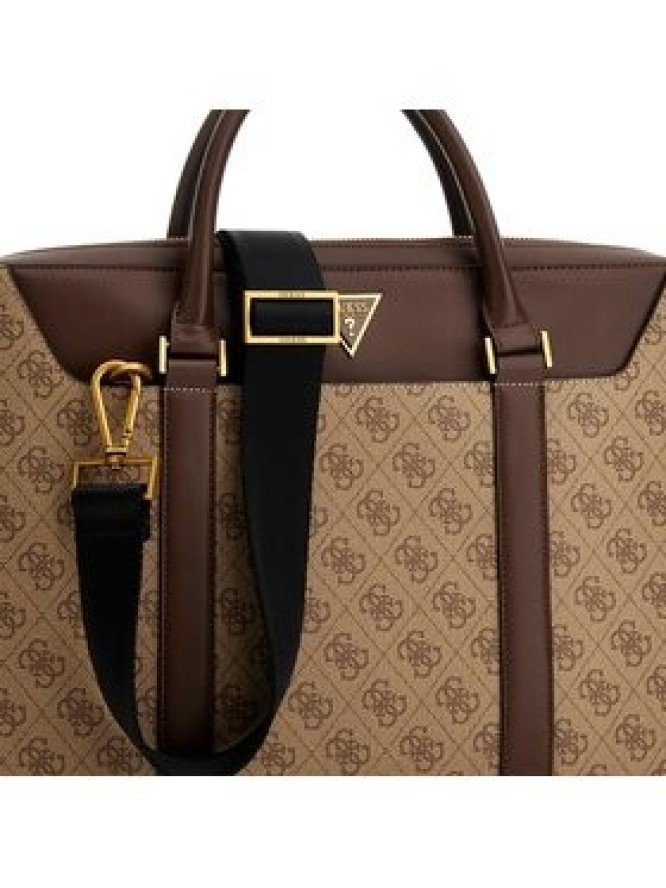 Guess Torba na laptopa Vezzola Smart HMEVZL P3138 Beżowy