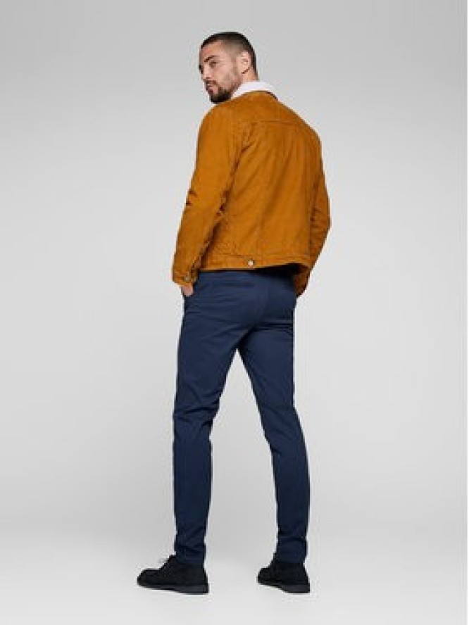 Jack & Jones Chinosy Marco 12150148 Granatowy Slim Fit