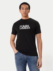 KARL LAGERFELD T-Shirt 755780 500235 Czarny Regular Fit