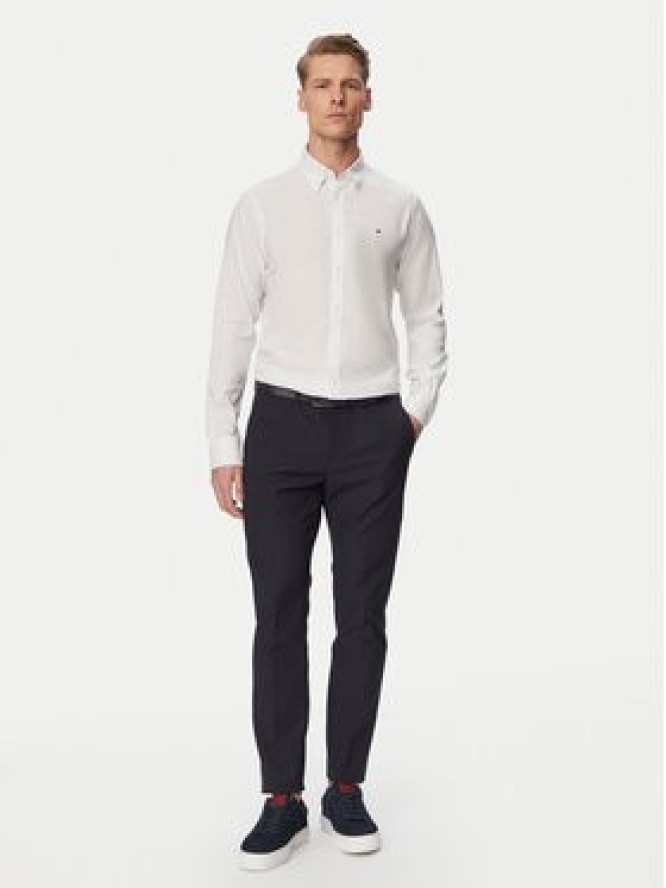 Tommy Hilfiger Koszula MW0MW38658 Biały Slim Fit
