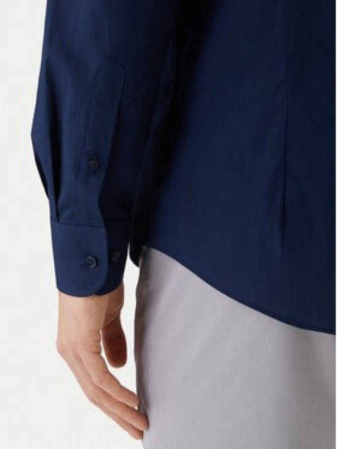 Tommy Hilfiger Koszula MW0MW38347 Granatowy Slim Fit