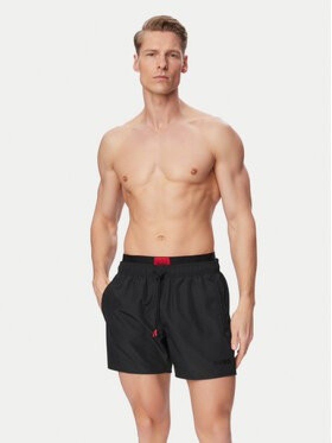 HUGO Szorty kąpielowe Galaxy Swim 50561128 Czarny Regular Fit
