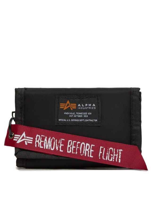 Alpha Industries Portfel Crew Wallet II 146940 03 Czarny