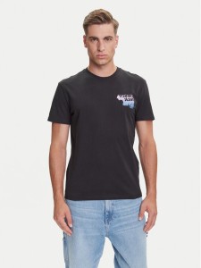 Tommy Jeans T-Shirt Stack Backprint DM0DM21589 Czarny Regular Fit