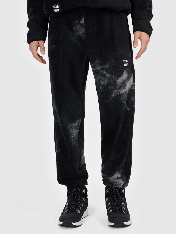 4F Spodnie polarowe męskie - czarne M