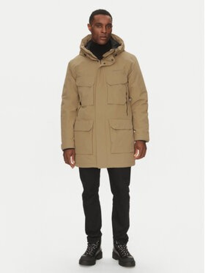 Didriksons Płaszcz zimowy Drew 505778 Beżowy Regular Fit