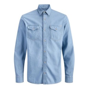 Koszula Jack & Jones Heridan niebieski dżins