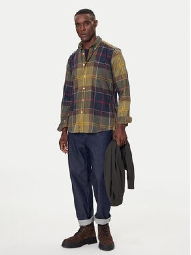 Barbour Koszula Glendale MSH4992TN52 Zielony Regular Fit