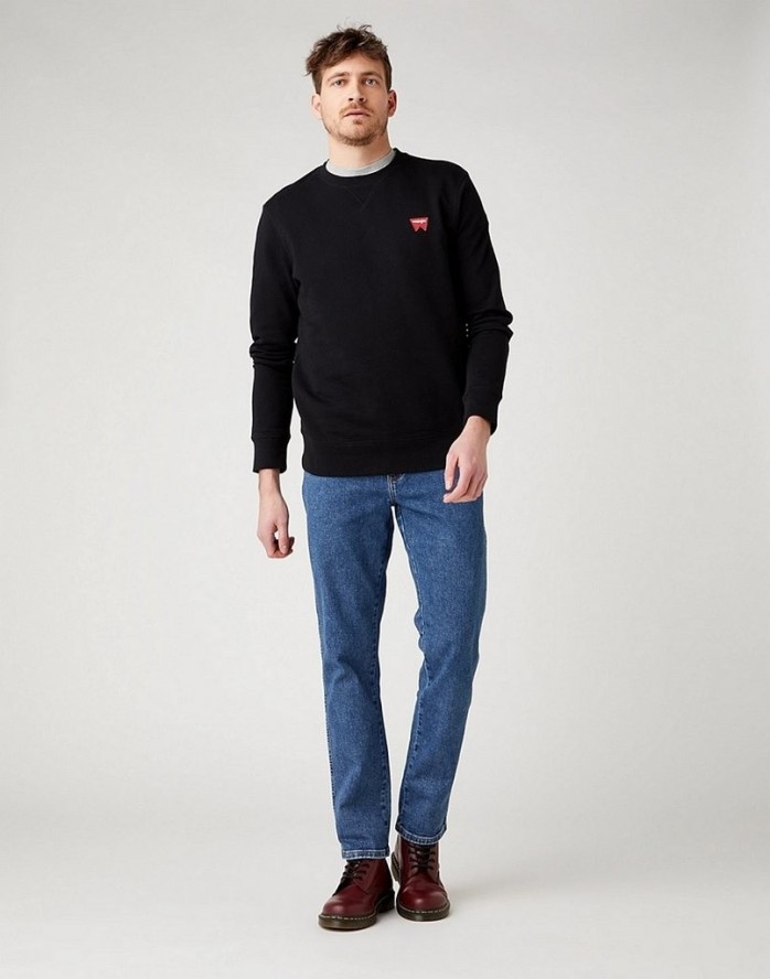 MĘSKIE SPODNIE JEANSOWE WRANGLER TEXAS SLIM STONEWASH W12S33010 112141144