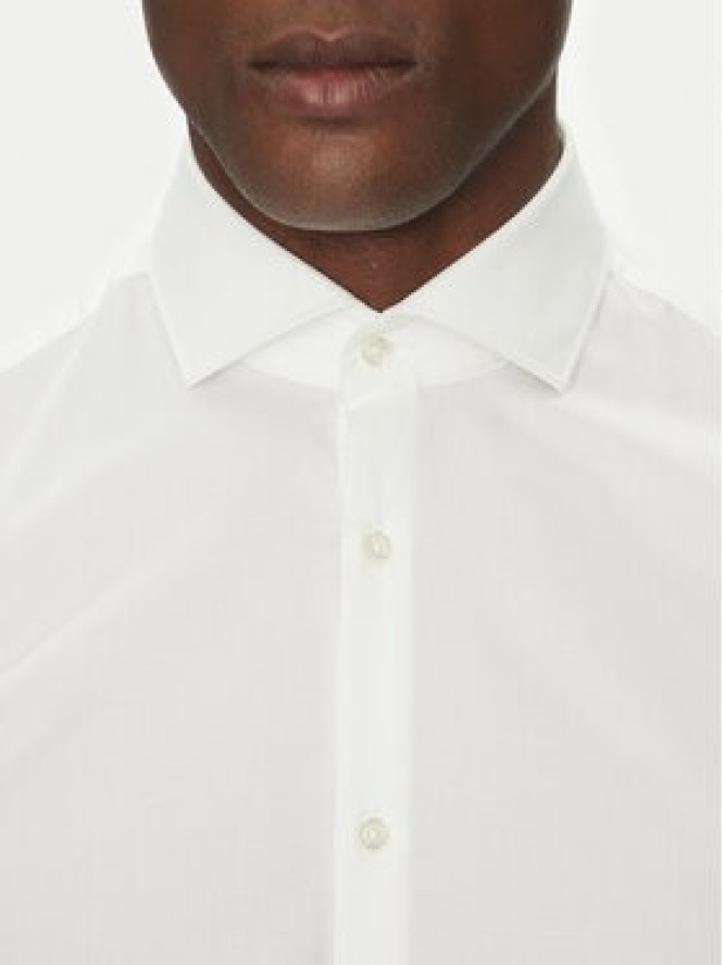 HUGO Koszula Kason 50482056 Biały Slim Fit