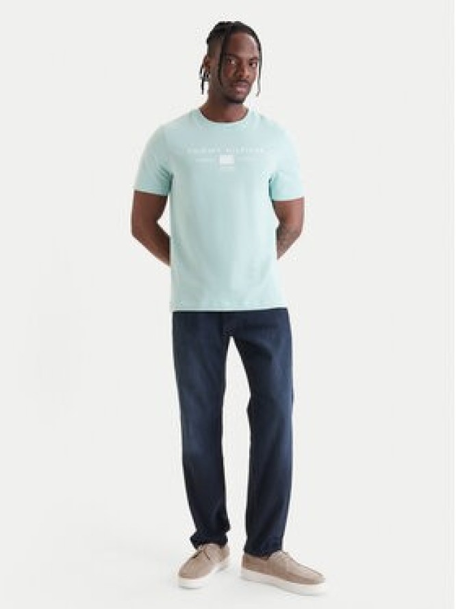 Tommy Hilfiger T-Shirt Brand Love MW0MW42365 Zielony Regular Fit