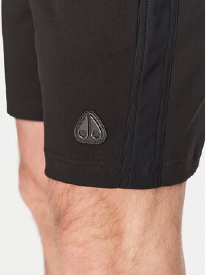 Moose Knuckles Szorty sportowe Dalon M15MR807 Czarny Regular Fit