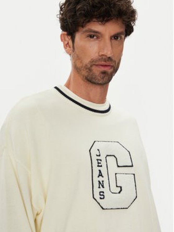 Guess Jeans Sweter M5YR21 Z3HM1 Écru Regular Fit