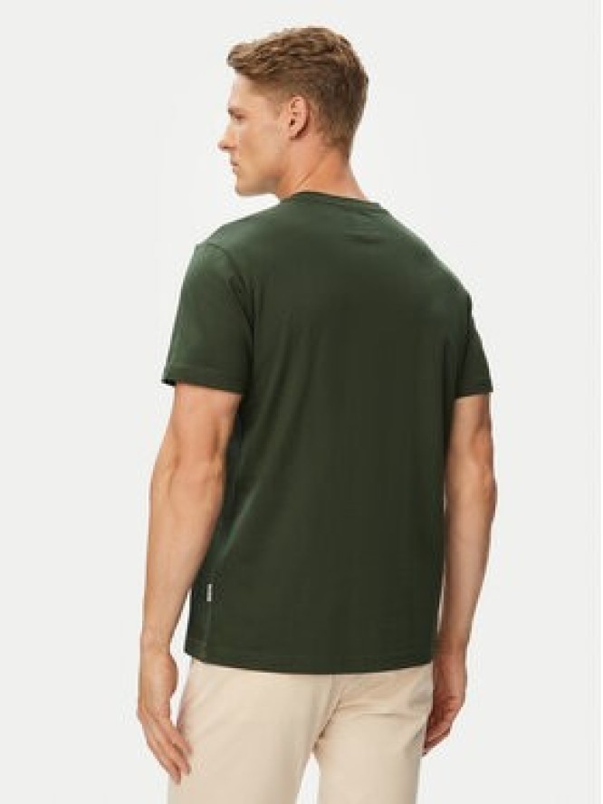 Beverly Hills Polo Club T-Shirt P-SS26M-TS41740 Zielony Regular Fit
