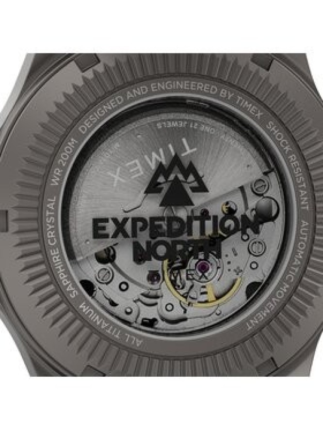 Timex Zegarek Expedition North Titanium Automatic TW2V54000 Czarny