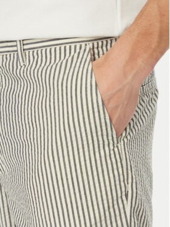 Tommy Hilfiger Szorty materiałowe Dover Seersucker MW0MW42359 Beżowy jasny Slim Fit