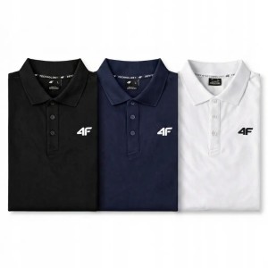 KOMPLET KOSZULEK POLO 4F T-SHIRT MĘSKI ZESTAW 3 SZTUKI M0770