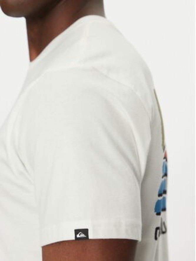 Quiksilver T-Shirt EQYZT08038 Écru Regular Fit