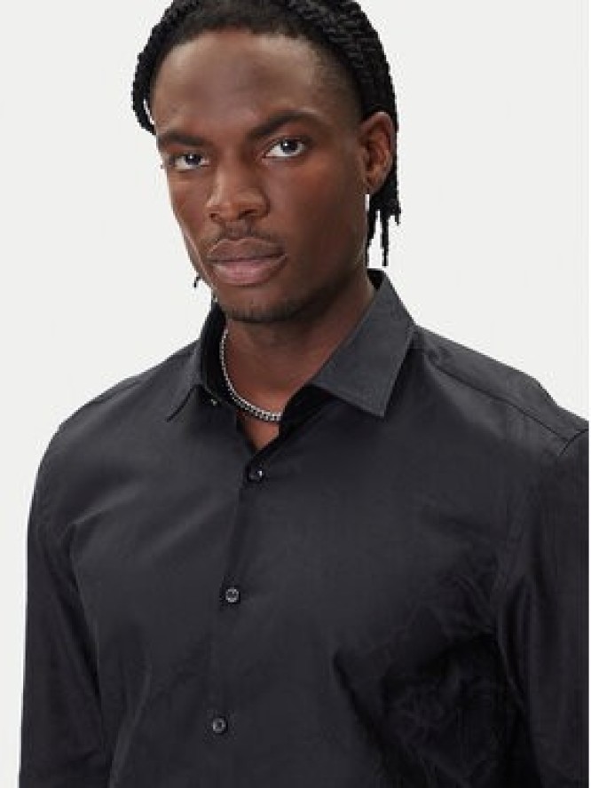HUGO Koszula Kenno 50500965 Czarny Slim Fit