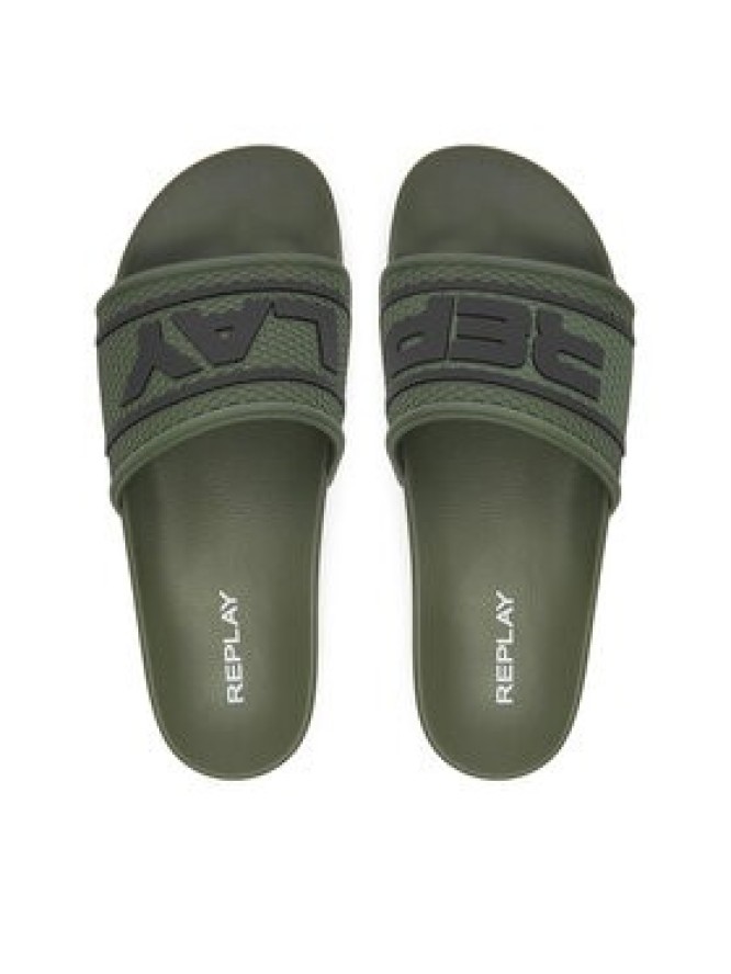 REPLAY Klapki GMF1A .000.C0060S Zielony