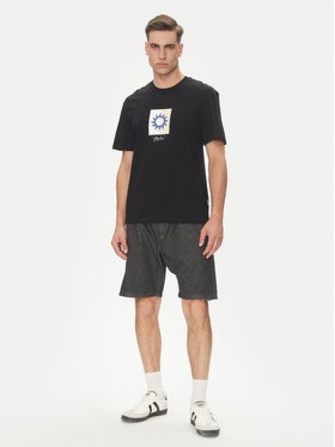 Jack & Jones Szorty jeansowe Tony 12270251 Czarny Relaxed Fit