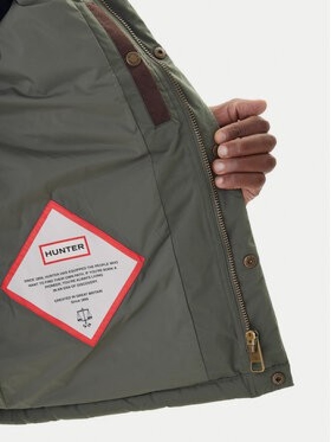 Hunter Kurtka przejściowa Ardwell HARM0003252 Zielony Regular Fit