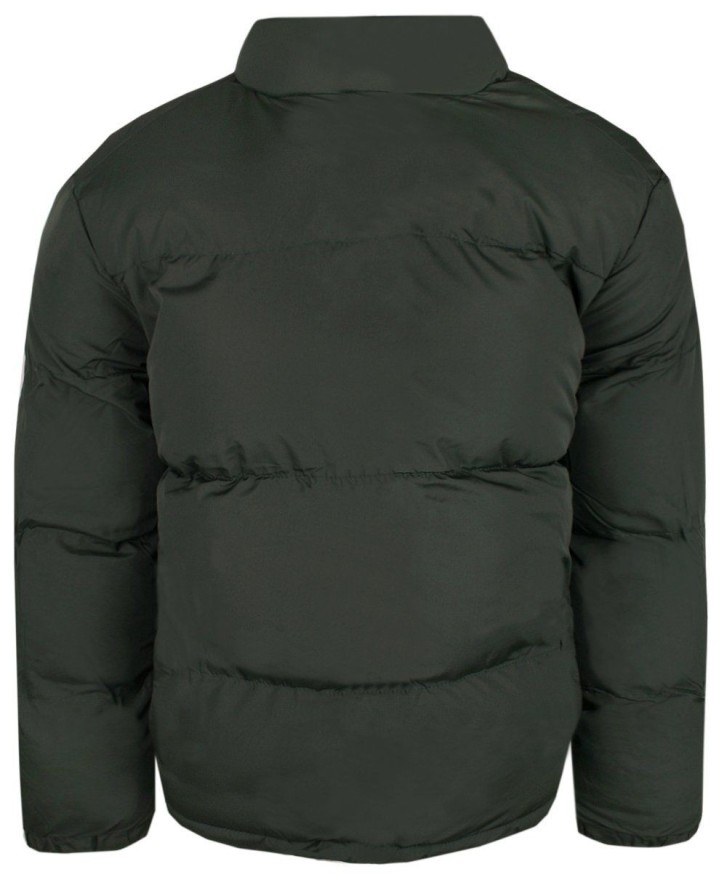 Delikatnie Ocieplona Kurtka Jesienno-Zimowa - Brave Soul - Ciemna Zieleń