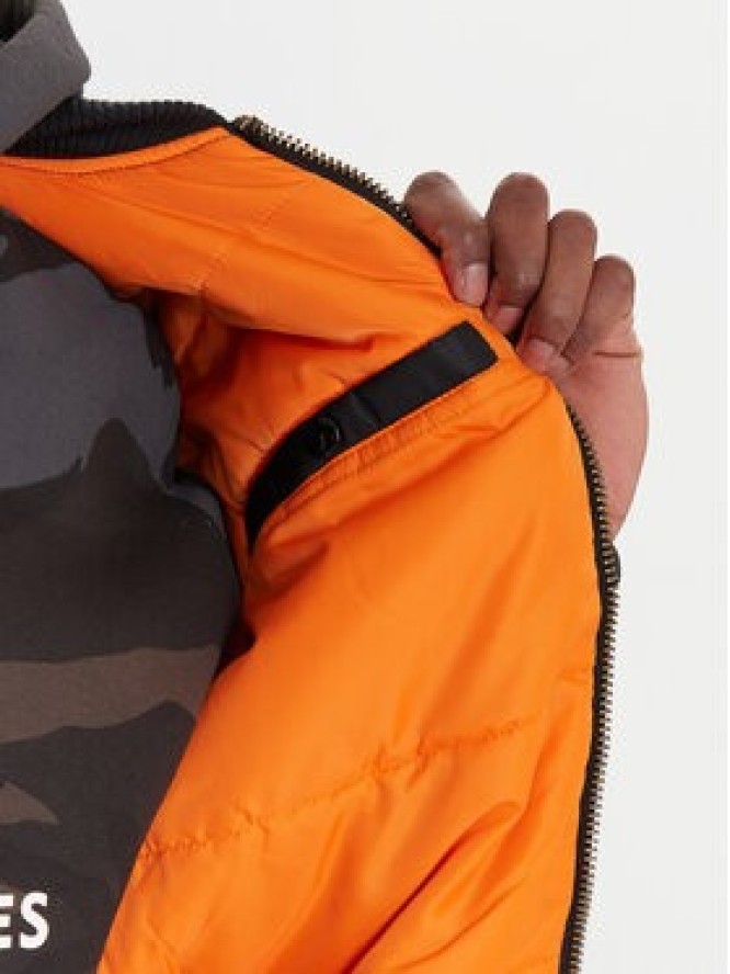 Alpha Industries Kurtka bomber Ma-1 Vf 59 Long 168100 Czarny Slim Fit