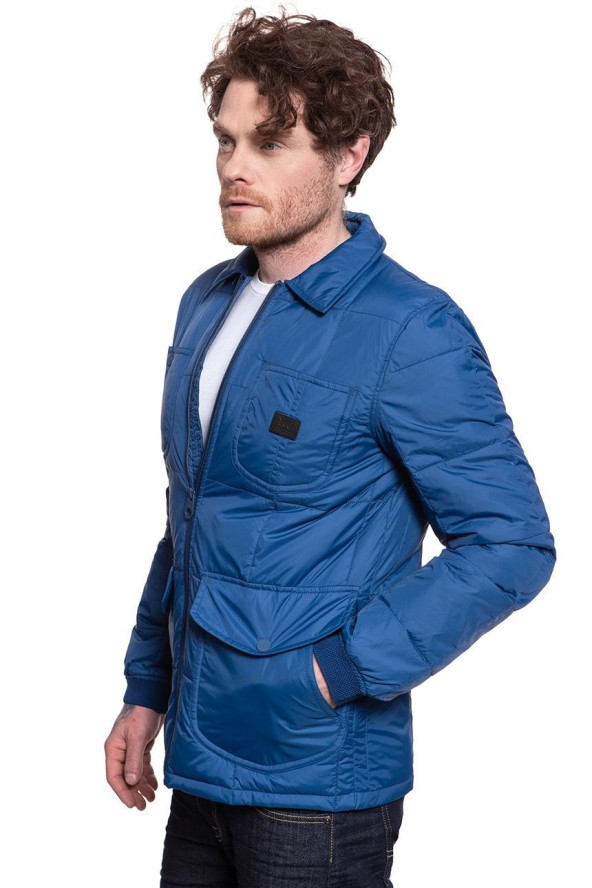 KURTKA LEE LIGHTWEIGHT PADDED OIL BLUE L86CUJMO 112122639
