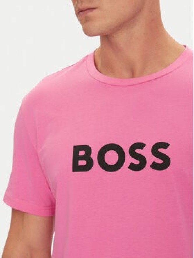 BOSS T-Shirt 50491706 Różowy Regular Fit